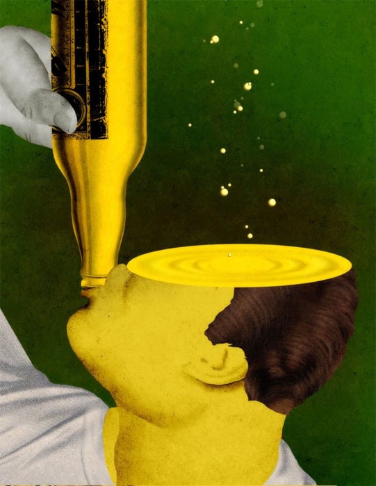 Binge Drinking Brains illustration