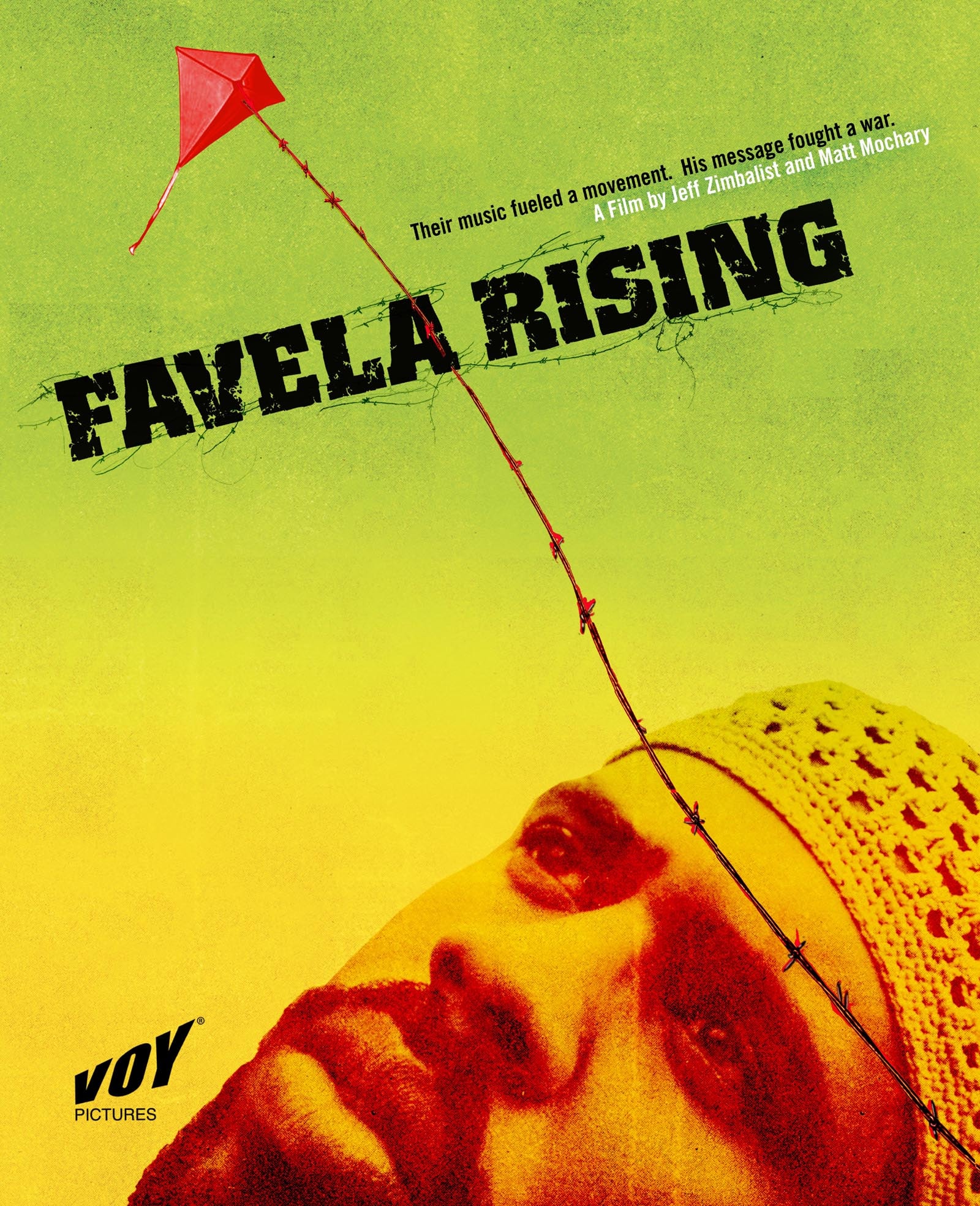 Favela Rising poster style