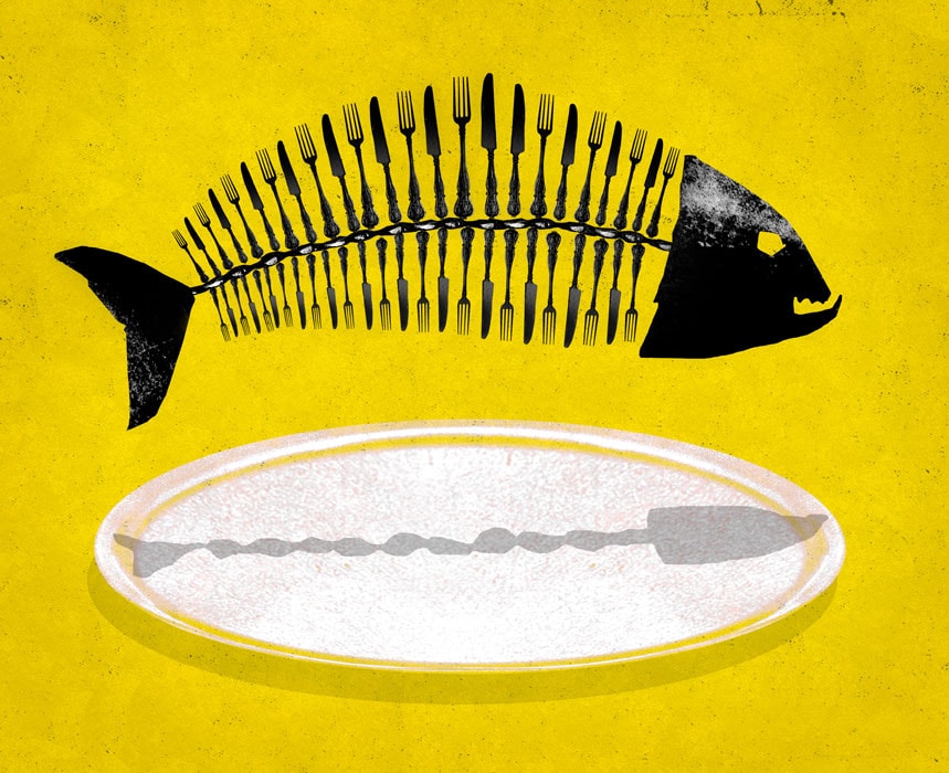 Eating our Oceans illustration