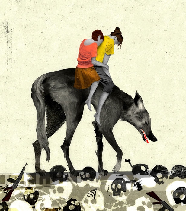 Coming Via Cayote illustration