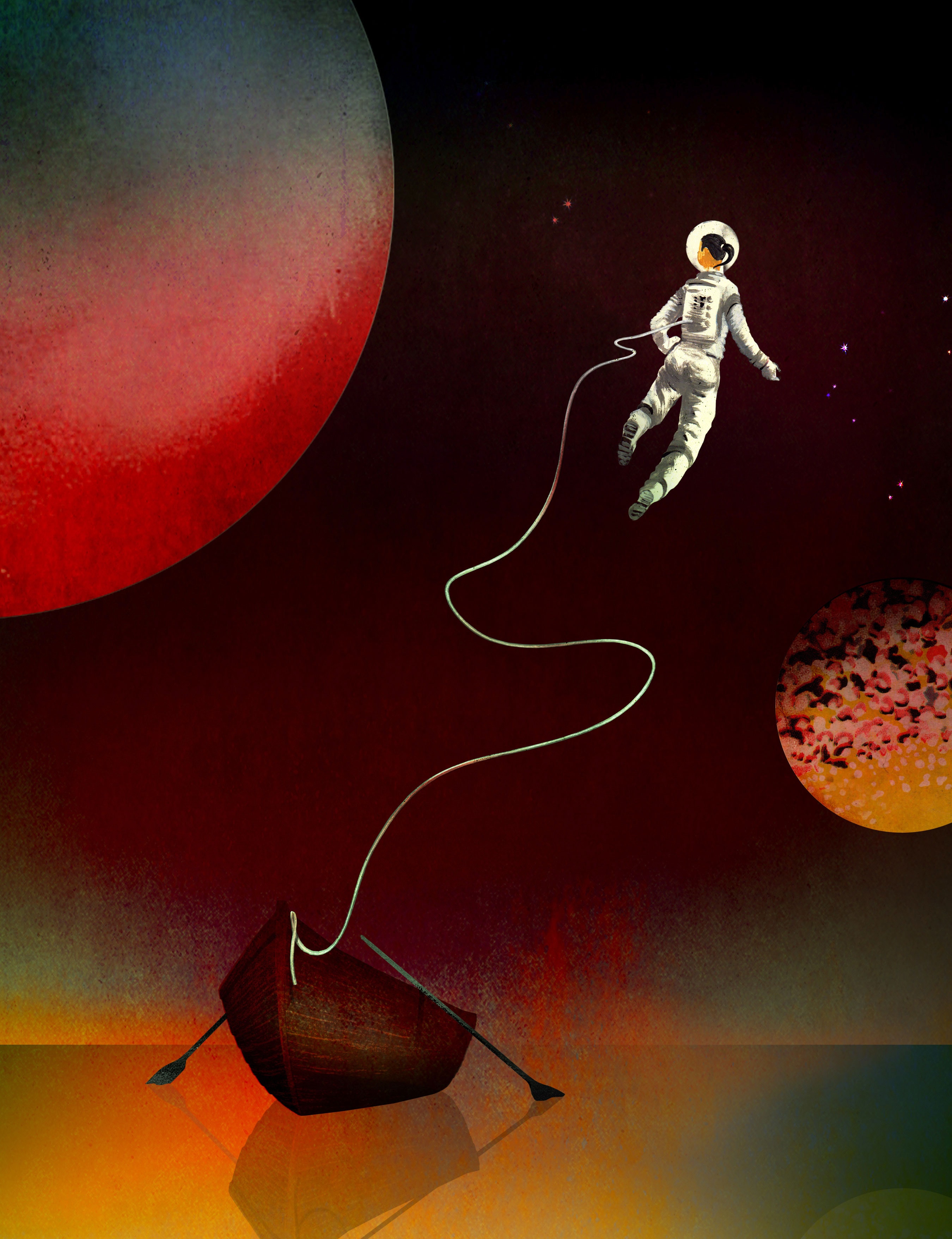 Rowboat in Space