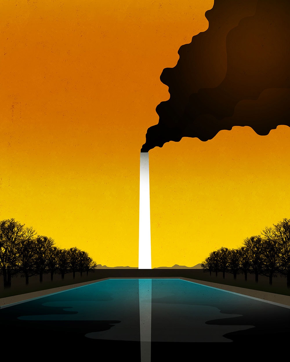 Pollution illustration