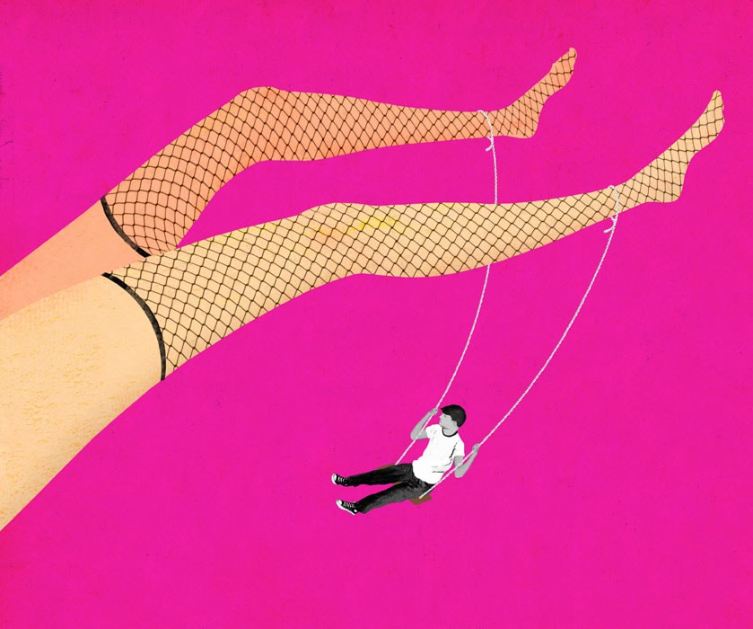 Stumbling Upon Porn illustration