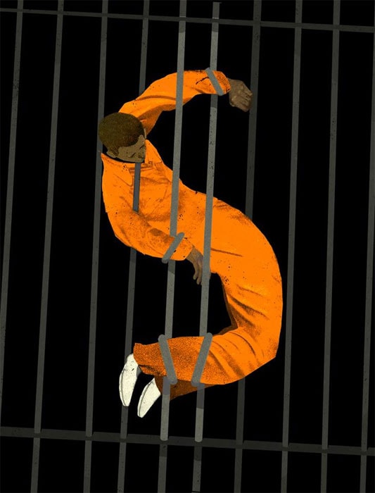 Prisons for Profit illustration