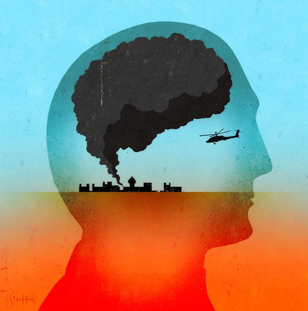Wounded Warrior illustration