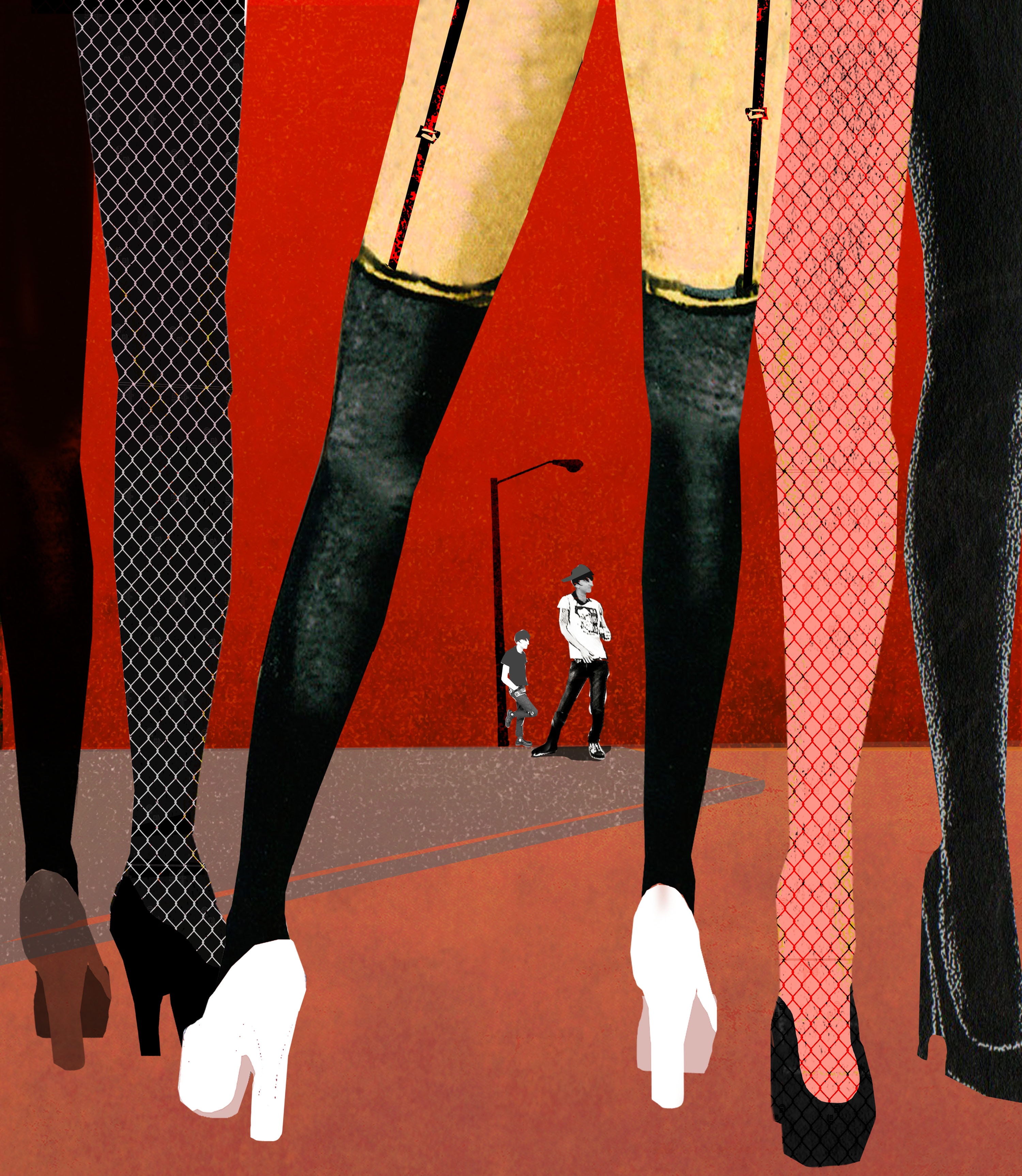 Street scene illustration