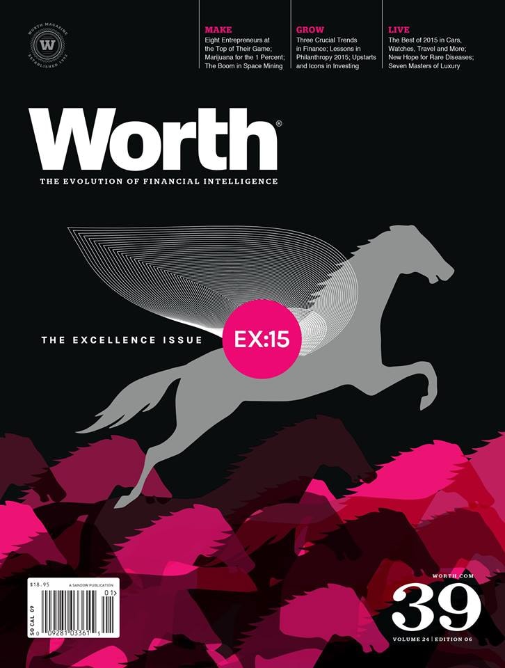 Worth Magazine The Excellence Issue Cover