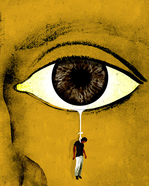 Tears of a Town illustration by Brian Stauffer
