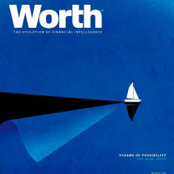 The Water Issue Worth Magazine Cover illustration