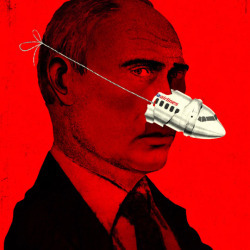Pinocchio Putin illustration by Brian Stauffer
