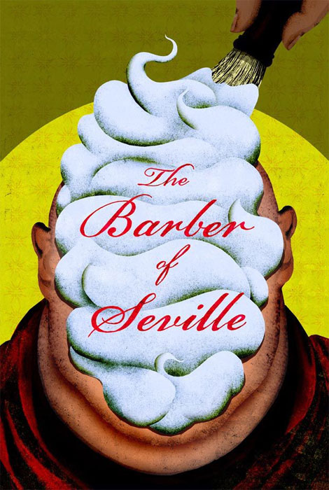 The Barber of Seville Theater Poster by Brian Stauffer